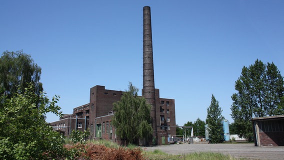 Das Kesselhaus auf dem früheren GEG-Gelände auf der Peute © NDR.de Foto: Marc-Oliver Rehrmann