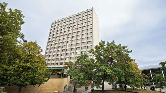 Der Philosophenturm der Hamburger Universität. © Freie und Hansestadt Hamburg 