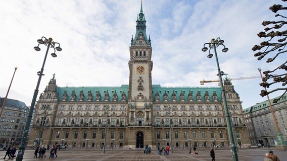 Das Hamburger Rathaus © dpa Foto: Christian Charisius