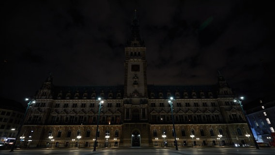 hh hamburg Klimaschutz earth hour licht Rathaus  