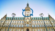 360-Grad-Rundgang durch das Hamburger Rathaus. © picture alliance/Bildagentur-online Foto: picture alliance/Bildagentur-online