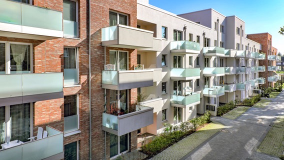 SAGA-Wohnungen im Thörlweg in Hamburg-Heimfeld. © SAGA Foto: Andreas Bock