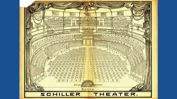 Schillertheater Saalplan 1913 © Privatbesitz 