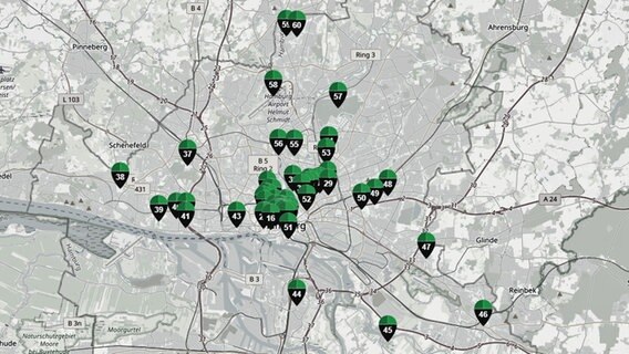 Screenshot der "Schmidt-Map". © Screenshot 