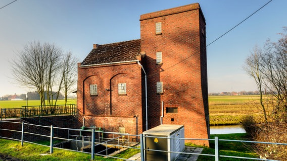 Altes Schöpfwerk an der Gose Elbe in Reitbrook, Vier- und Marschlande. (Symbolbild) © picture alliance / Bildagentur-online/Ohde 