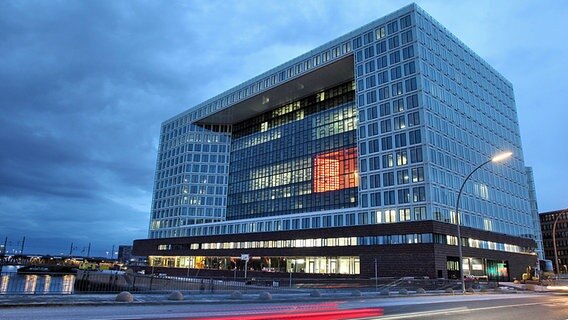 Das neue Haus des Spiegel-Verlags in der Hamburger Hafencity. © picture-alliance/dpa Foto: Bodo Marks