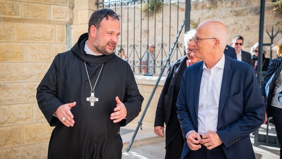 Peter Tschentscher besichtigt die Altstadt von Jerusalem. © Freie und Hansestadt Hamburg 