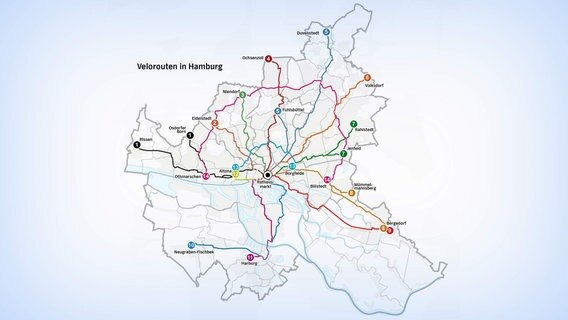 Weitere 62 Kilometer Radwege in Hamburg fertig | NDR.de - Nachrichten