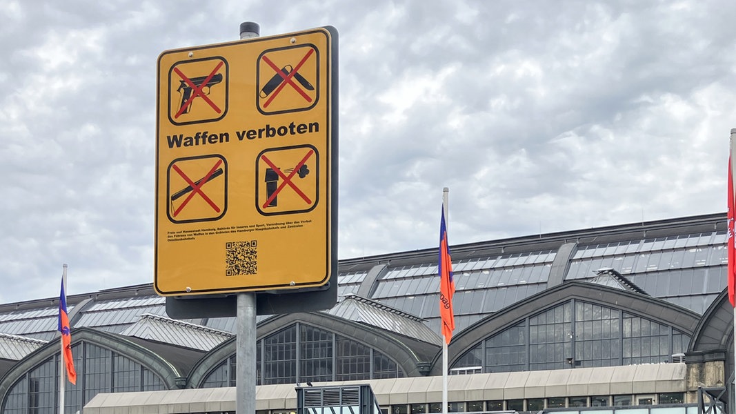 Ein Jahr Waffenverbot am Hamburger Hauptbahnhof
