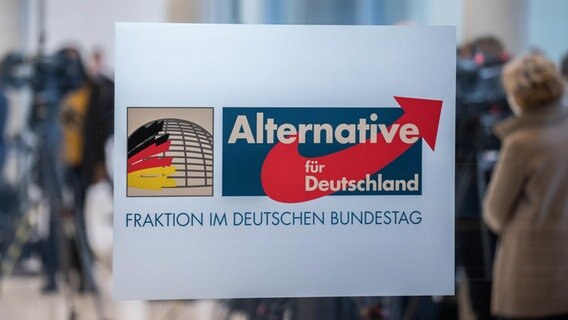 Logo der AfD Bundestagsfraktion © dpa-Bildfunk Foto: Michael Kappeler/dpa