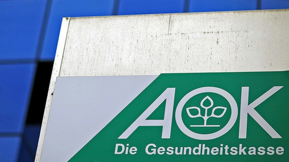 Logo der AOK. © dpa Foto: Arno Burgi