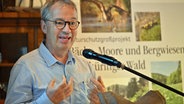 Olaf Bandt, Vorsitzender des Bundes für Umwelt und Naturschutz Deutschland (BUND), spricht. © picture alliance/dpa | Martin Schutt 