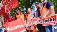 Beschäftigte des Bau-Gewerbes streiken in der Region Hannover © dpa-Bildfunk Foto: Julian Stratenschulte