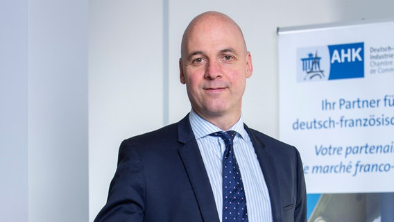 Patrick Brandmaier von der Deutsch-Französischen Industrie- und Handelskammer. © Robert Kluba 