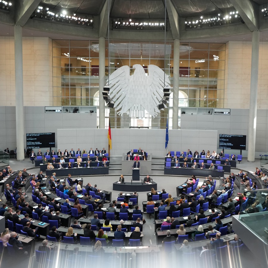 Lars Klingbeil, SPD Fraktionschef und Bundesvorsitzender, spricht im Deutschen Bundestag © Michael Kappeler/dpa Foto: Michael Kappeler