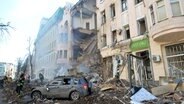 Zerstörte Gebäude in Charkiw © AFP via Getty Images 