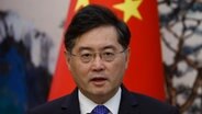 Qin Gang, früherer Außenminister von China © Thomas Peter/Reuters Pool via AP/dpa 