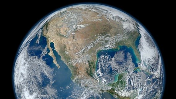 Die Erde aus dem Weltall gesehen © dpa 