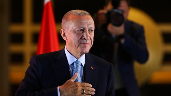 Der türkische Präsident Recep Tayyip Erdogan © Ali Unal/AP Foto: Ali Unal