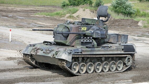 Flugabwehrkanonenpanzer "Gepard" © picture alliance / photothek Foto: Thomas Imo