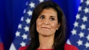 Die US-Republikanerin Nikki Haley steigt aus dem Rennen ums Weiße Haus aus. © AP/dpa Foto: Chris Carlson