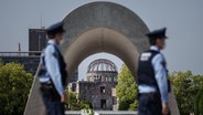 Das Hiroshima Peace Memorial ist zentraler Ort für den G7-Gipfel in Hiroshima. © Michael Kappeler/dpa 