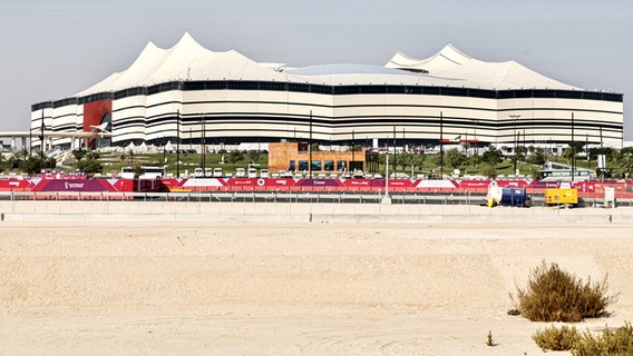 Al Bayt Stadium in Katar © picture alliance / AA | Mohammed Dabbous Foto: Mohammed Dabbous