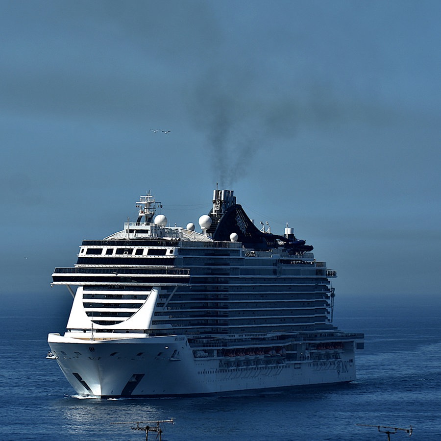 Das Kreuzfahrtschiff MSC Seashore läuft in den französischen Mittelmeerhafen Marseille ein. © picture alliance/dpa/SOPA Images via ZUMA Press Wire Foto: Gerard Bottino