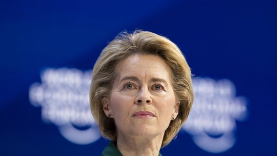 EU-Kommissionspräsidentin Ursula von der Leyen © dpa-Bildfunk Foto: Gian Ehrenzeller, KEYSTONE/dpa