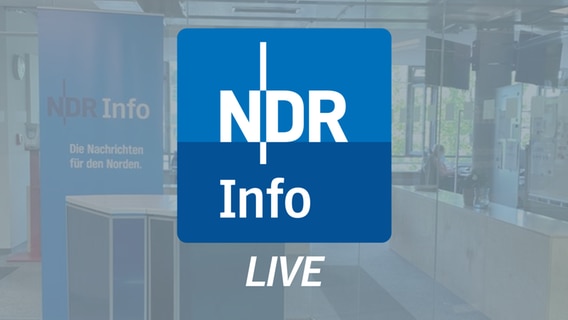 Das NDR Info Logo, darunter steht Live © NDR Info 