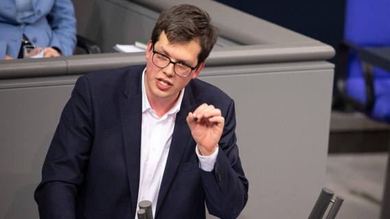Lukas Köhler FDP spricht im Bundestag © picture alliance / Kay Nietfeld / dpa Foto: Kay Nietfeld