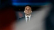 Emmanuel Macron, Präsident von Frankreich, feiert mit seinen Anhängern. © dpa-Bildfunk 