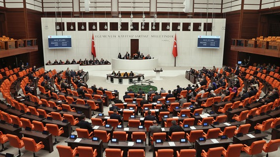 Das türkische Parlament © picture alliance / AA Foto: Hakan Nural