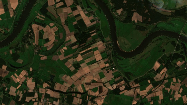 ESA-Satellitenbild © ESA/Sentinel Hub/Copernicus