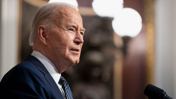 Der amerikanische Präsident, Joe Biden. © picture alliance / abaca | Pool/ABACA 