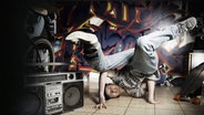 Boris "Swift Rock" Leptin beim Breakdance. © Manuel Weber 