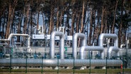 In Lubmin bei Greifswald endet die Ostsee-Pipeline Nord Stream 1. © picture alliance Foto: Stefan Sauer