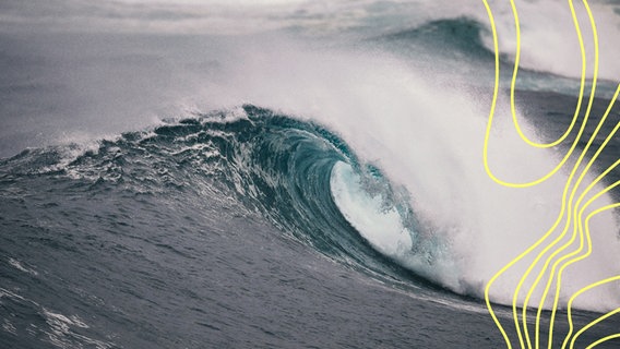 Eine Welle der Barentsee. © picture alliance Foto: Siegmar Tylla