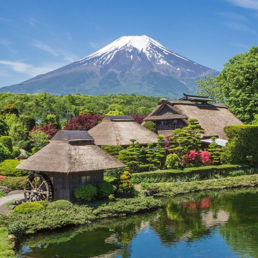 Gärten in der Präfektur Yamanashi in Japan © picture alliance / Prisma | Raga Jose Fuste Foto: Raga Jose Fuste