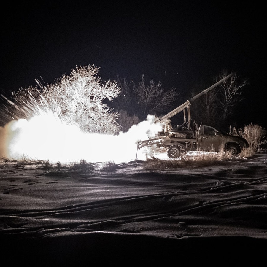 Ukrainische Soldaten in der Region bei einem Einsatz am 9. Januar © picture alliance Foto: Ozge Elif Kizil