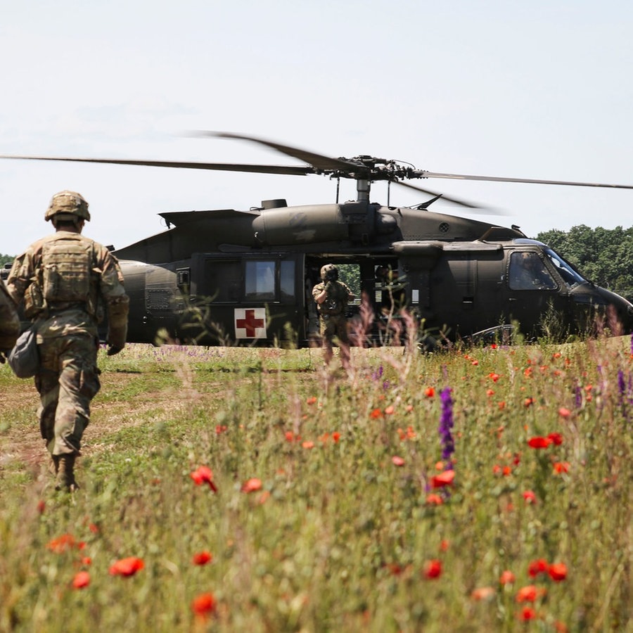 US-Soldaten üben bei einem Mannöver am 4. Juni in Rumänien © picture alliance Foto: US Army