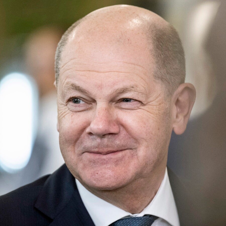 Bundeskanzler Olaf Scholz (SPD) kommt zum "FAZ"-Kongress 2023 im Casino auf dem Campus der Goethe-Universität Frankfurt am Main. © dpa Foto: Boris Roessler