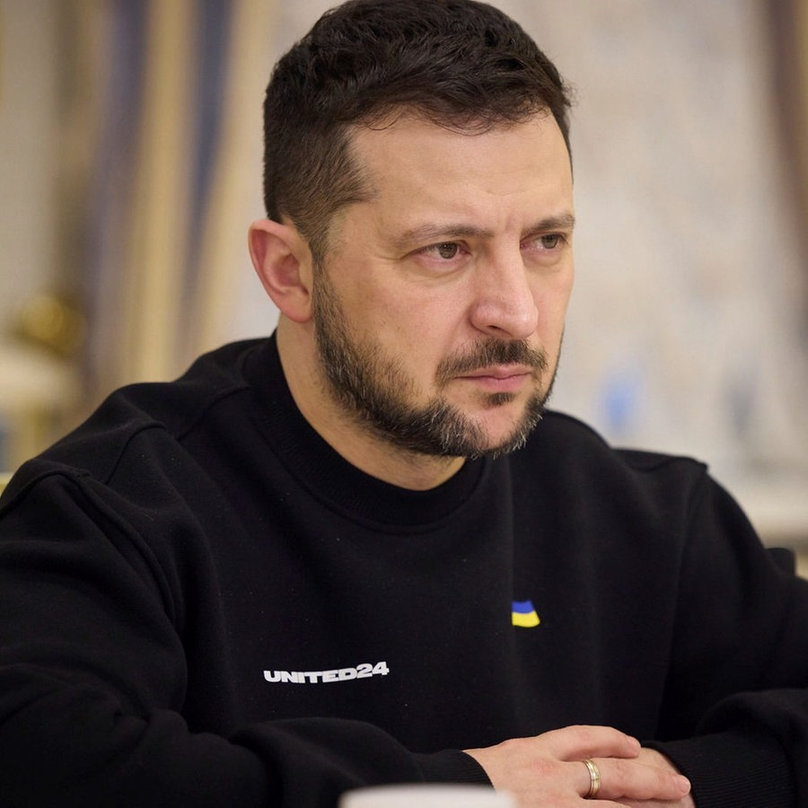 Der Präsident der Ukraine, Wolodymyr Selenskyj. © picture alliance / ZUMAPRESS.com | Pool Foto: Ukrainian Presidentia