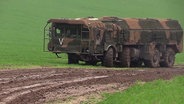 Russischer Raketenwerfer mit einer Reichweite von 500 Kilometern in der Ostukraine. © picture Alliance Foto: Russisches Verteidigungsministerium