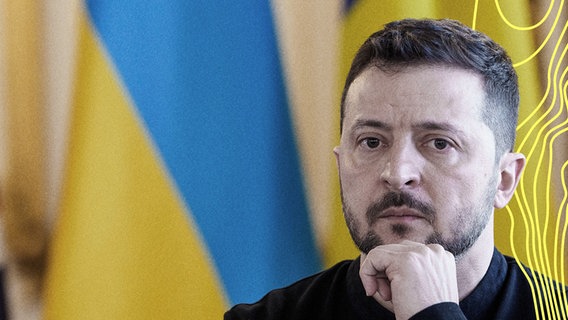 Wolodymyr Selenskyj beim Ukraine-Treffen in London. © picture alliance Foto: Javad Parsa