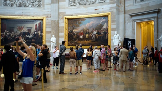 Das Kapitol im Kongress in Washington D.C. von innen. © ARD Studio Washington 