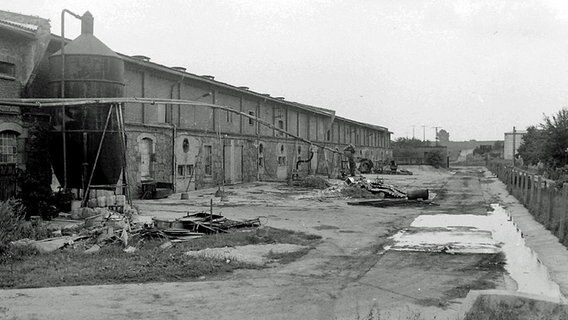 Scheune in Bollewick im Jahr 1990, Westseite. © NDR Info Foto: Anke Meyer