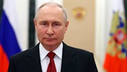Wladimir Putin, Präsident von Russland, während einer Ansprache an die Nation im Juni 2023. © Pool Sputnik Kremlin/AP/dpa Foto: Gavriil Grigorov