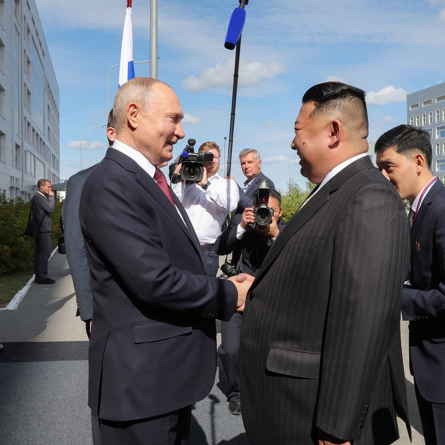 Putin und Kim Jong Un treffen sich in Russland © picture alliance / YONHAPNEWS AGENCY | Yonhap 