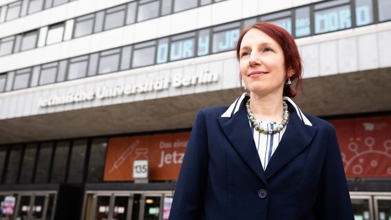 Geraldine Rauch, Präsidentin der Technischen Universität Berlin © Christoph Soeder/dpa Foto: Christoph Soeder/dpa